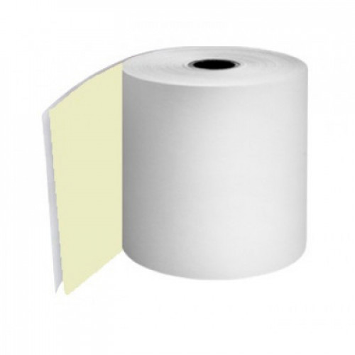 76mm 2 Ply Rolls White/Yellow Boxed 20s : THIS PRODUCT COMES WITH FREE NEXT DAY DELIVERY. - M056