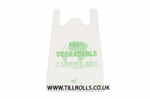 13" x 18" x 23" (320 x 460 x 575mm) Degradable Vest Carrier Bags - 402222