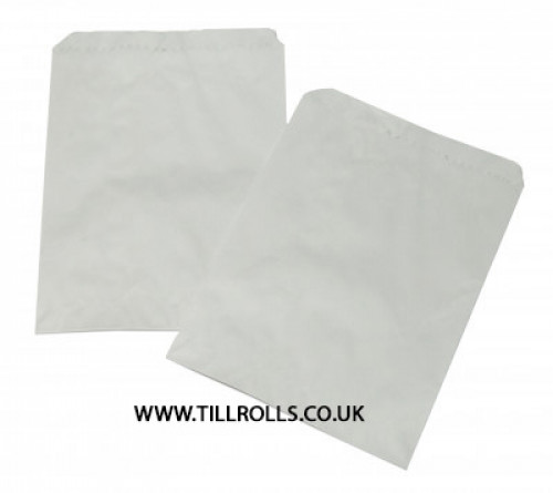 7" x 9" (175 x 230mm) 2ply White Kraft & Scotchban Bags - 302604